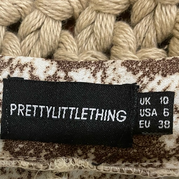 Animal Print 2 Piece set Brown and tan 6-8 - Picture 15 of 16